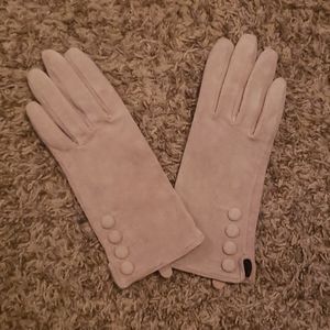 H & M Bone color Gloves
